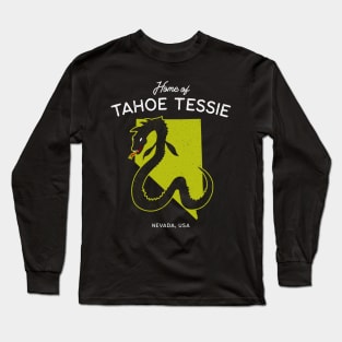 Home of Tahoe Tessie - Nevada USA Cryptid Lake Monster Long Sleeve T-Shirt